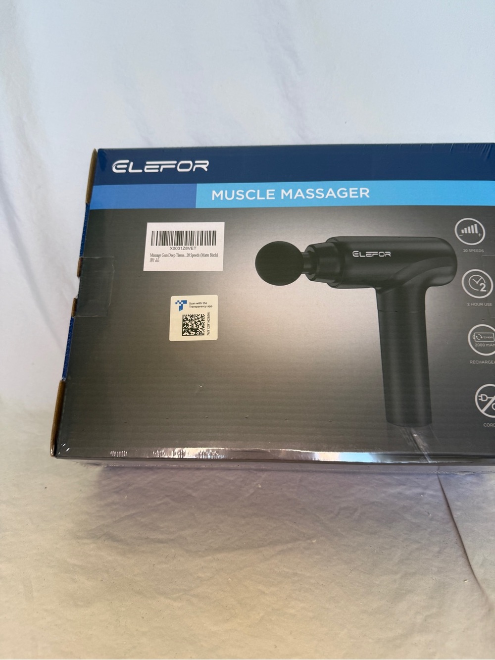 Black Muscle Massager - Percussion Therapy Device